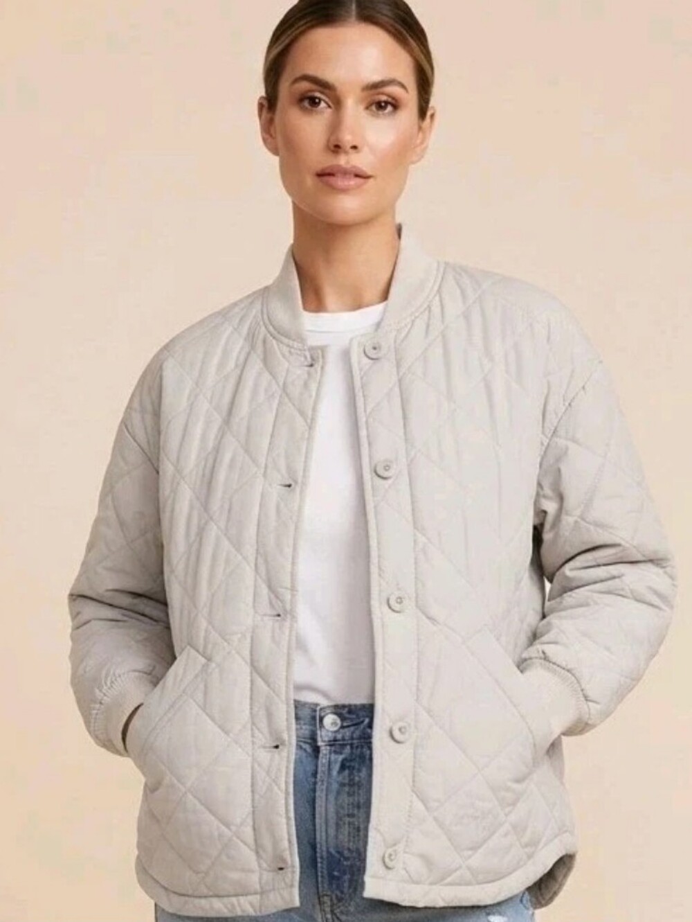 Aritzia Wilfred Pavant Primaloft Quilted Roomy Bomber Jacket! M